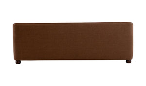 lifestyle view of Amira Sofa Rust luxury Sofa