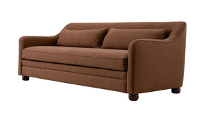 lifestyle view of Amira Sofa Rust luxury Sofa