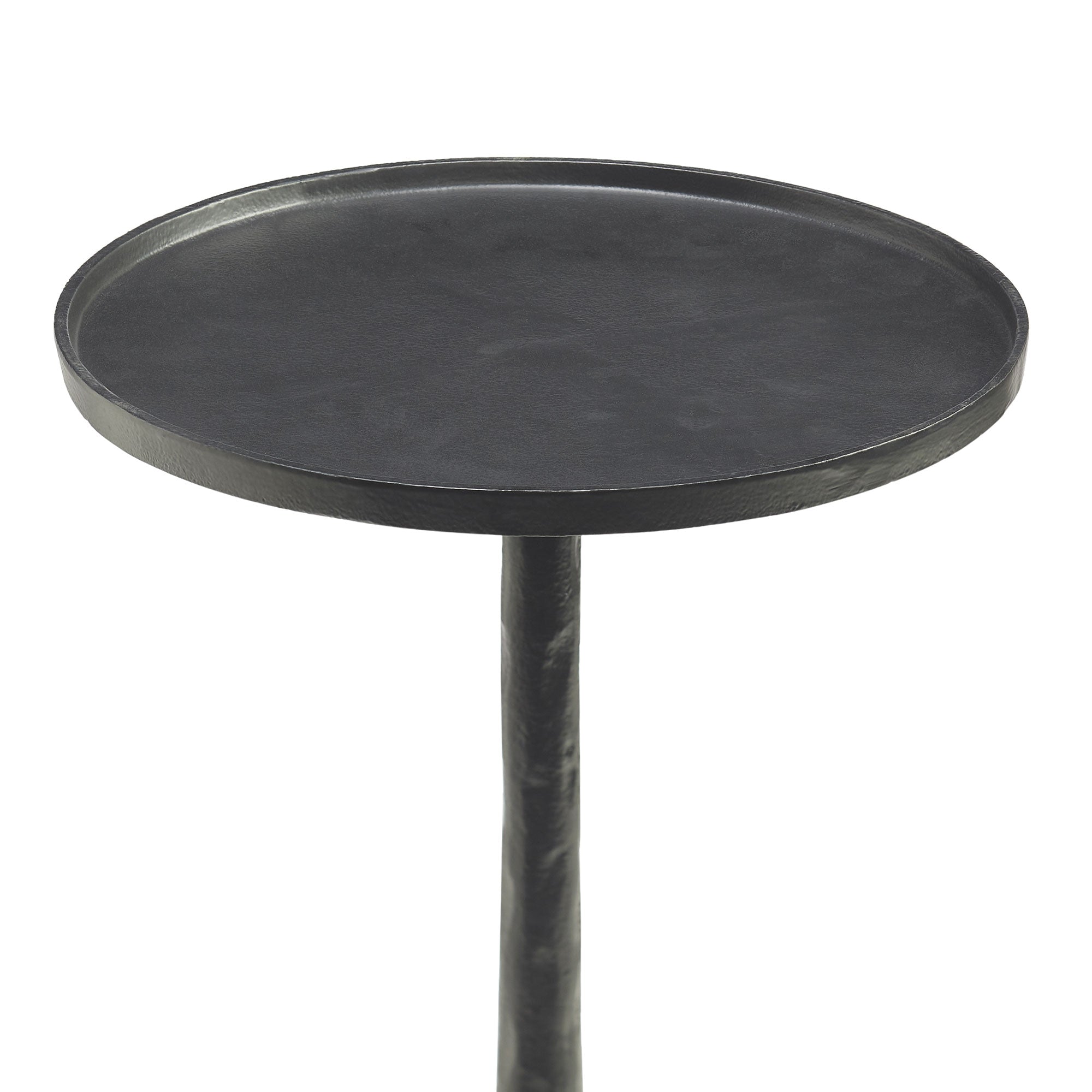 Konsta Table black round top close-up view