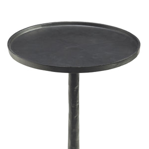 Konsta Table black round top close-up view