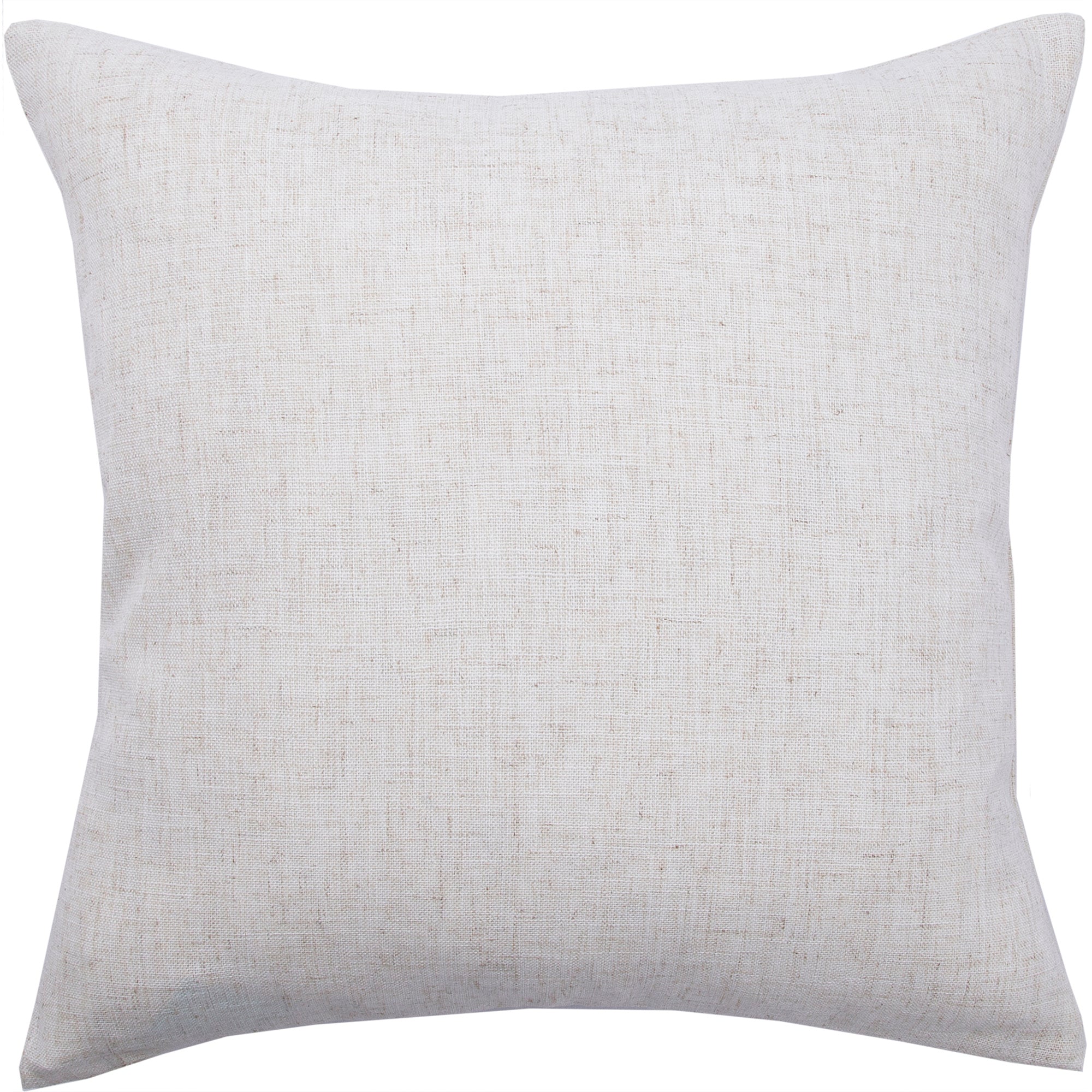 Montana indoor pillow in a plain light beige fabric, simple and textured surface.