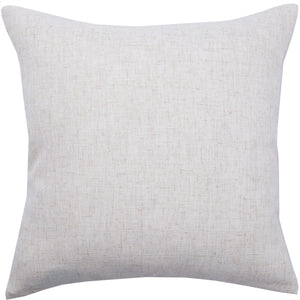 Montana indoor pillow in a plain light beige fabric, simple and textured surface.