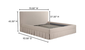 lifestyle view of Maren Queen Bed luxury Beds & Bed Fram