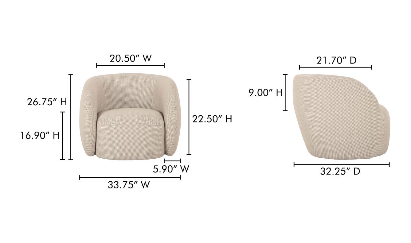 lifestyle view of Rae Outdoor Accent Chair luxury Chair