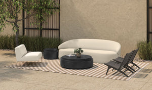 side view of Jules Outdoor Accent Chair luxury Chair