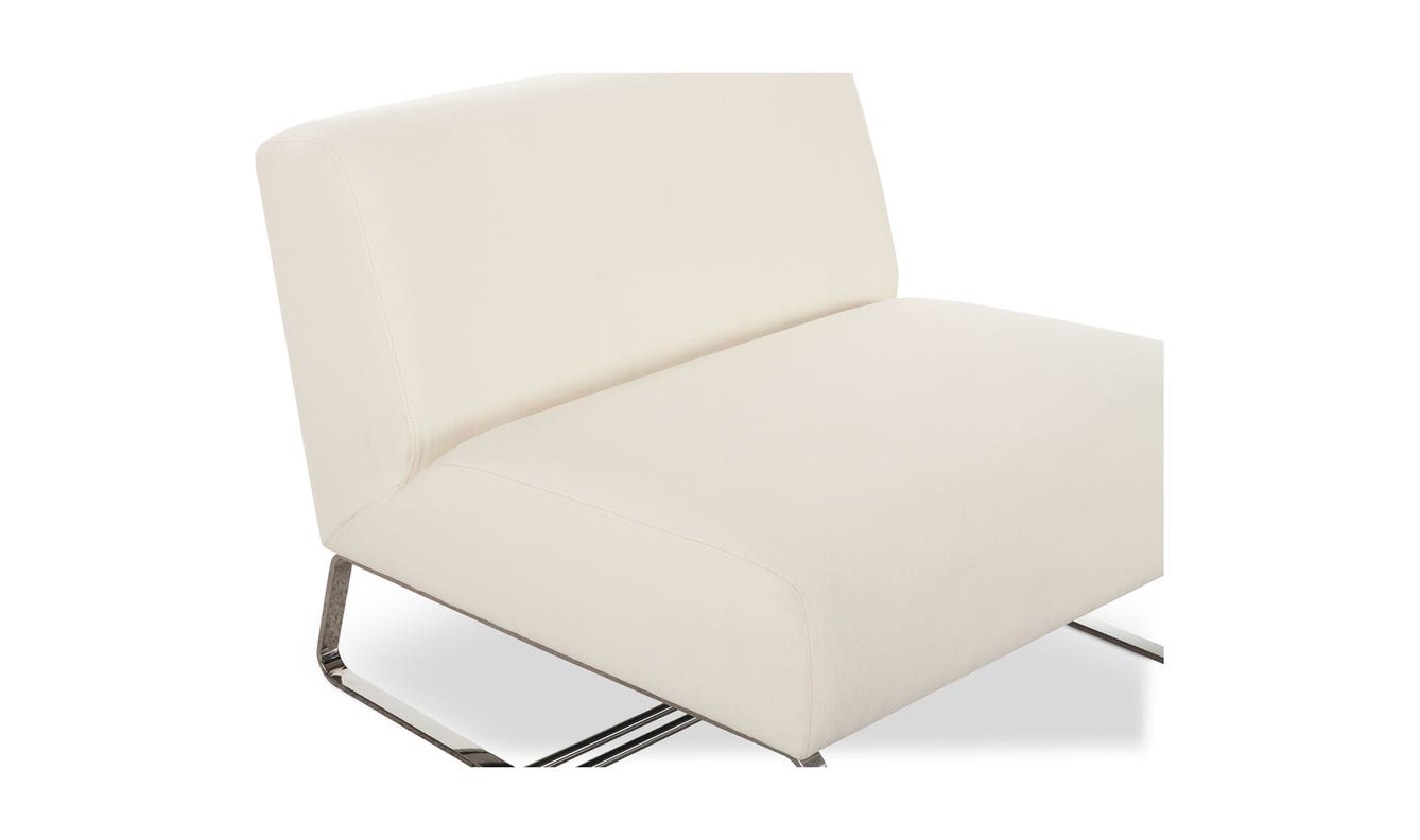 lifestyle view of Jules Outdoor Accent Chair luxury Chair