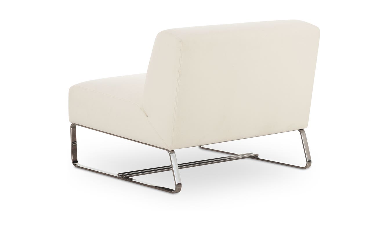lifestyle view of Jules Outdoor Accent Chair luxury Chair