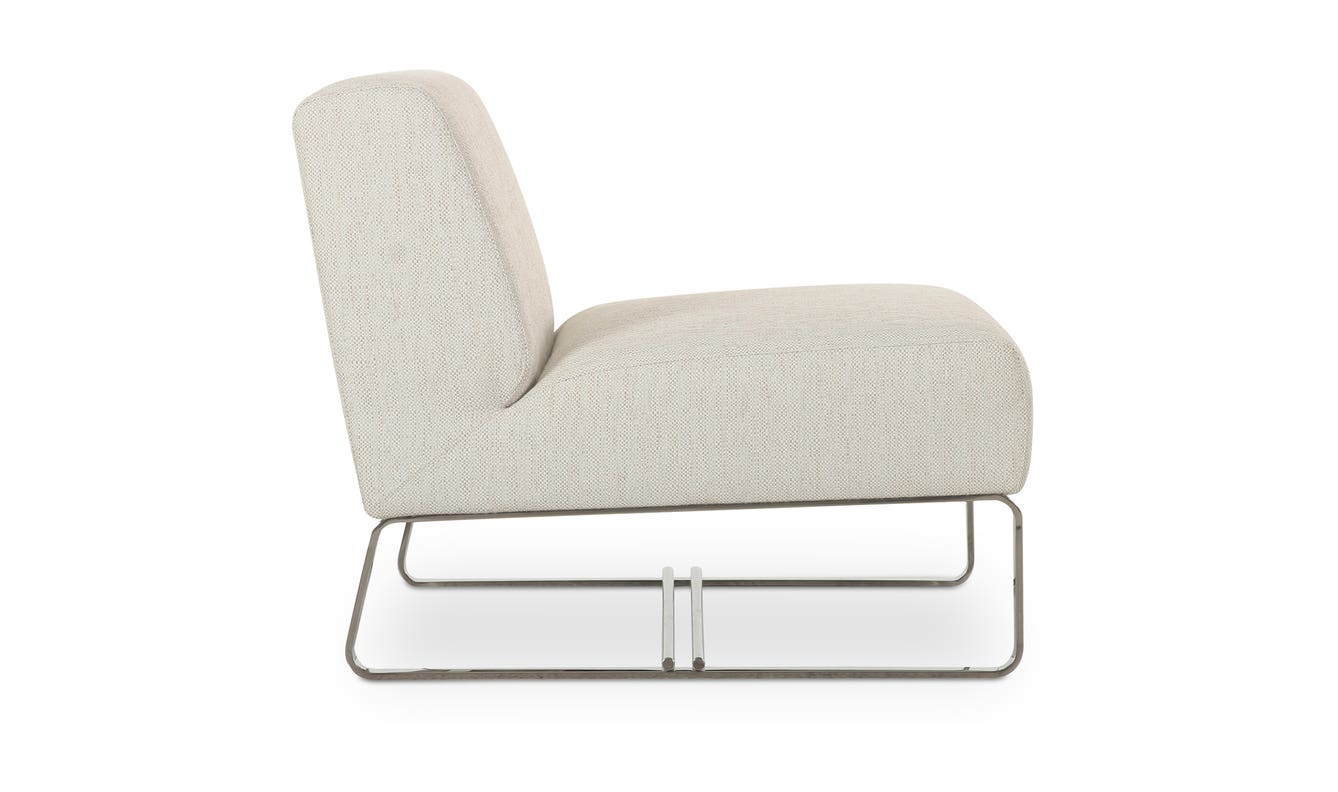 lifestyle view of Jules Outdoor Accent Chair luxury Chair