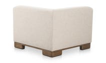 lifestyle view of June Corner Chair Oatmeal luxury Chair