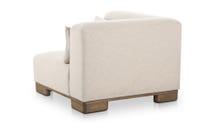 lifestyle view of June Corner Chair Oatmeal luxury Chair