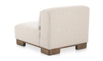 lifestyle view of June Slipper Chair Oatmeal luxury Chair