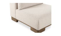 lifestyle view of June Slipper Chair Oatmeal luxury Chair
