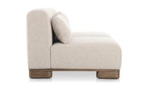 lifestyle view of June Sofa Oatmeal luxury Sofa