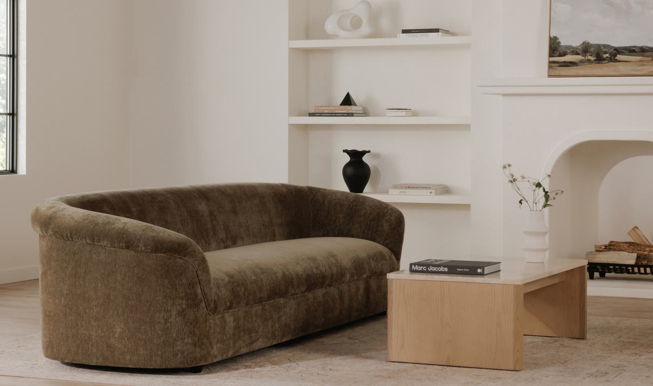 front view of Thora Sofa luxury Sofa