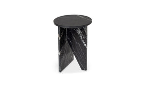 Grace Accent Table Black Marble