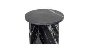 Grace Accent Table Black Marble