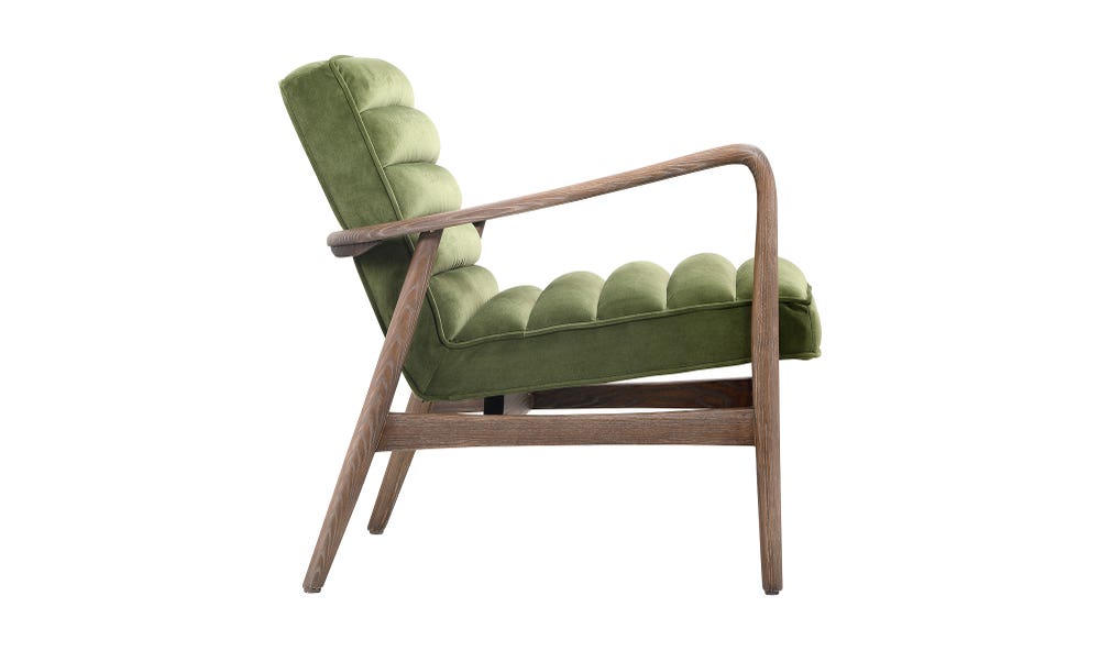 lifestyle view of Anderson Arm Chair Dark Ivy luxury Chair