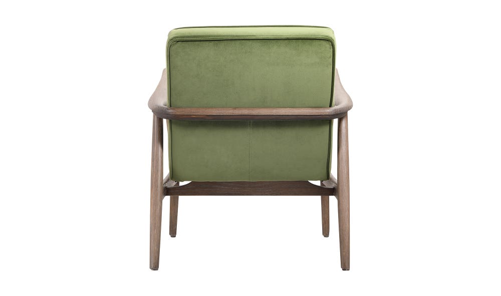 lifestyle view of Anderson Arm Chair Dark Ivy luxury Chair