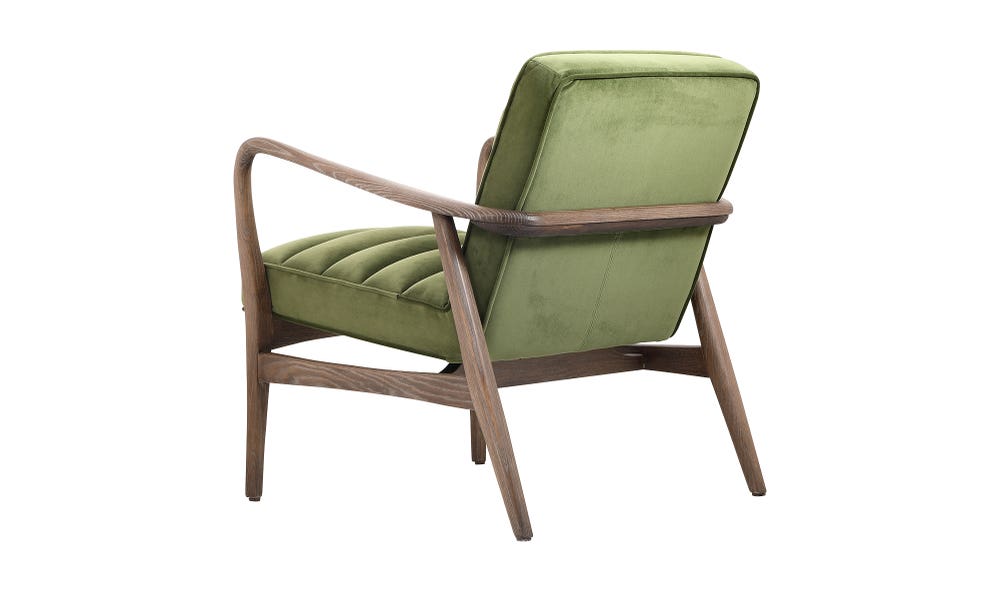 lifestyle view of Anderson Arm Chair Dark Ivy luxury Chair