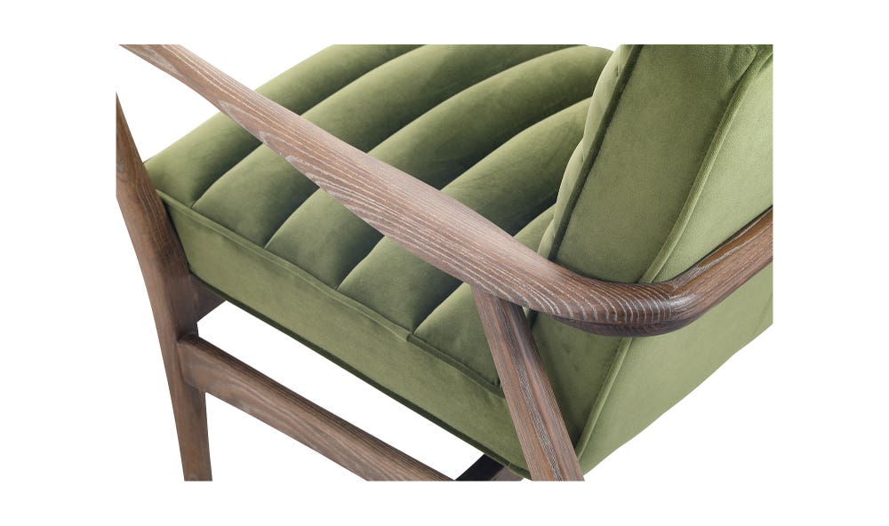 lifestyle view of Anderson Arm Chair Dark Ivy luxury Chair