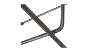 lifestyle view of Starlet Counter Stool Onyx Black Leather - Set Of Two luxury Chair