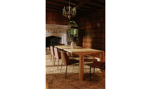 Post Dining Table Large Oak Natural