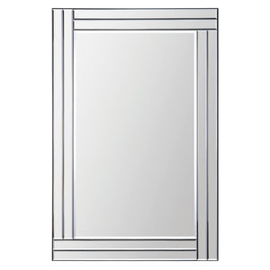 Baton Rouge Wall Mirror with a sleek, modern design featuring a reflective surface and geometric frame.