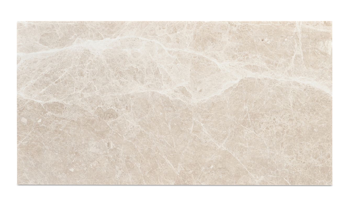 lifestyle view of River Coffee Table Botticino Marble luxury Coffee Table