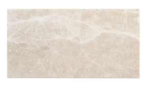 lifestyle view of River Coffee Table Botticino Marble luxury Coffee Table