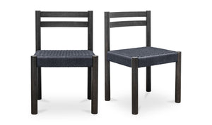 Finn Dining Chair Set Of Two Black