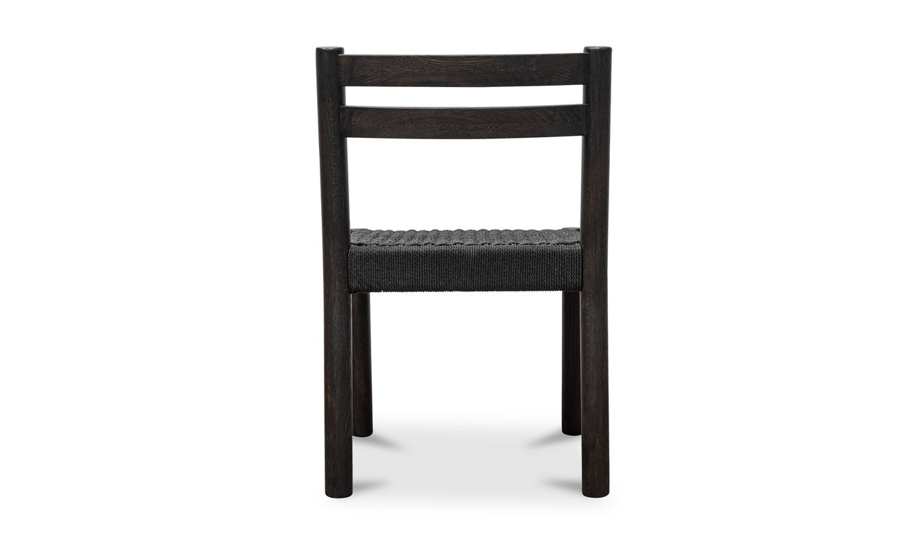 lifestyle view of Finn Dining Chair Black–Set Of Two luxury Chair