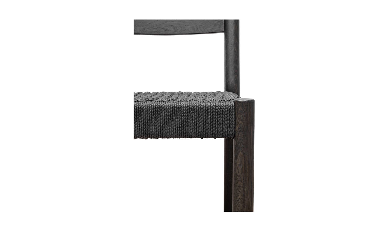 lifestyle view of Finn Dining Chair Black–Set Of Two luxury Chair