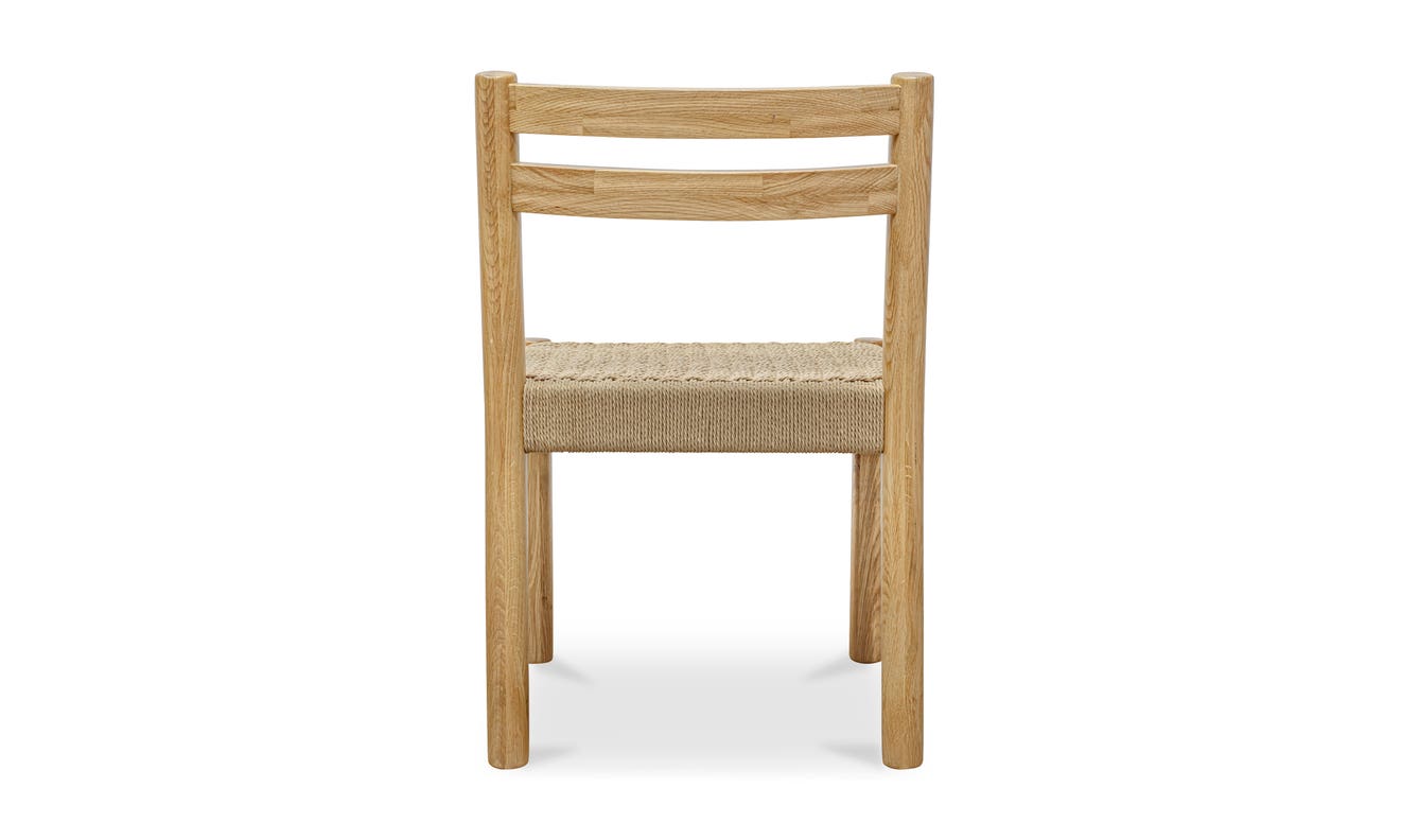 lifestyle view of Finn Dining Chair Natural – Set Of Two luxury Chair