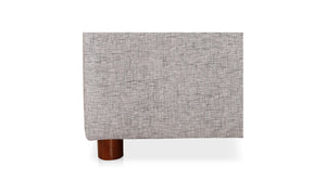 lifestyle view of Takio King Bed Light Grey luxury Beds & Bed Fram
