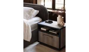 Colin Queen Bed Dark Grey