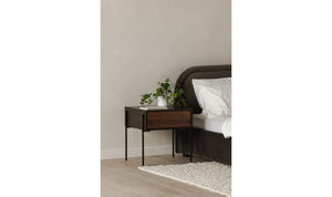 Colin King Bed Dark Grey