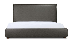 front view of Luzon King Bed Tall Slate luxury Beds & Bed Fram