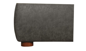 lifestyle view of Luzon King Bed Tall Slate luxury Beds & Bed Fram