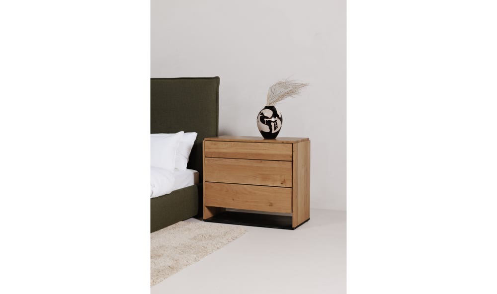 detail view of Luzon King Bed Tall Deep forest luxury Beds & Bed Fram