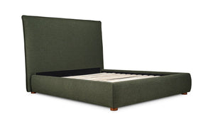 lifestyle view of Luzon King Bed Tall Deep forest luxury Beds & Bed Fram