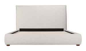 detail view of Luzon King Bed Tall Light Grey luxury Beds & Bed Fram