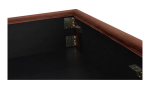 lifestyle view of Joan Queen Storage Bed Rust luxury Beds & Bed Fram