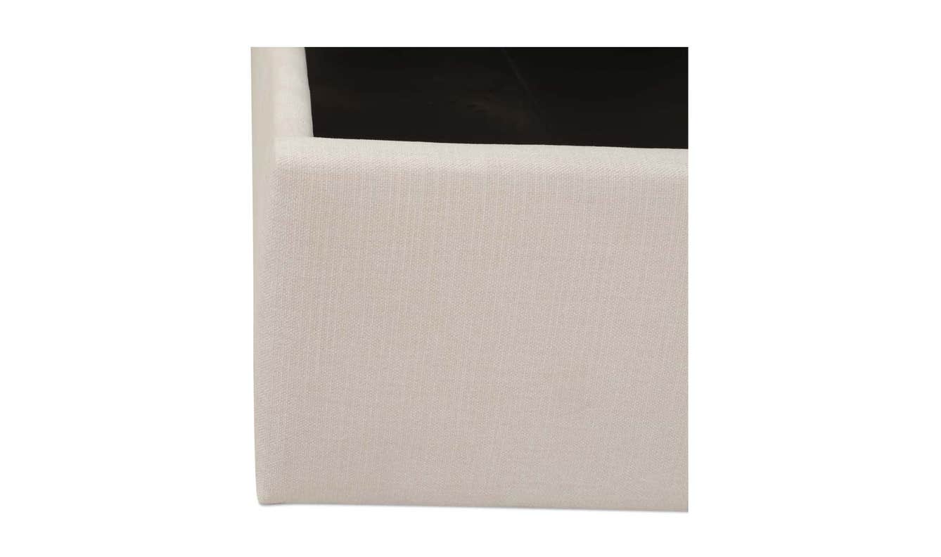 Sebastion Queen Storage Bed Cream