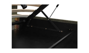 Sebastion Queen Storage Bed Green