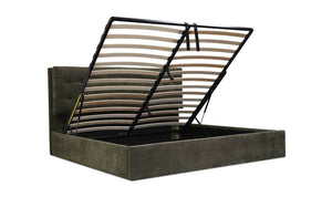 Sebastion Queen Storage Bed Green