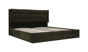 Sebastion Queen Storage Bed Green
