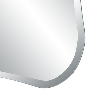 Close-up of Kalmia Wall Mirror showing its elegant curved edges