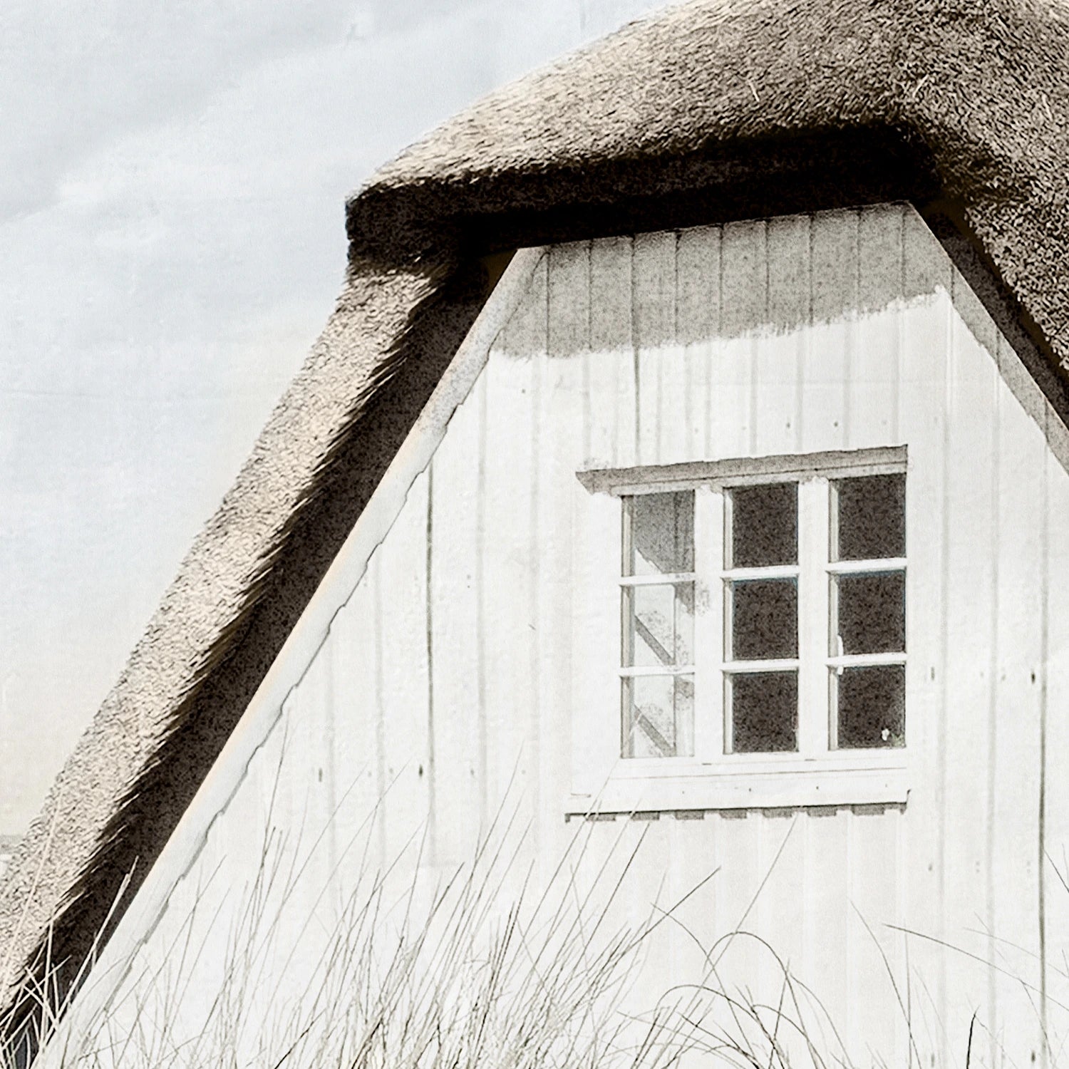 side view of Seaside Cottage luxury Artwork