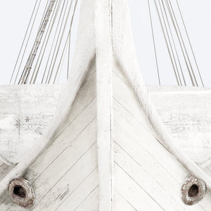 detail view of Seaworn Bows II luxury Artwork