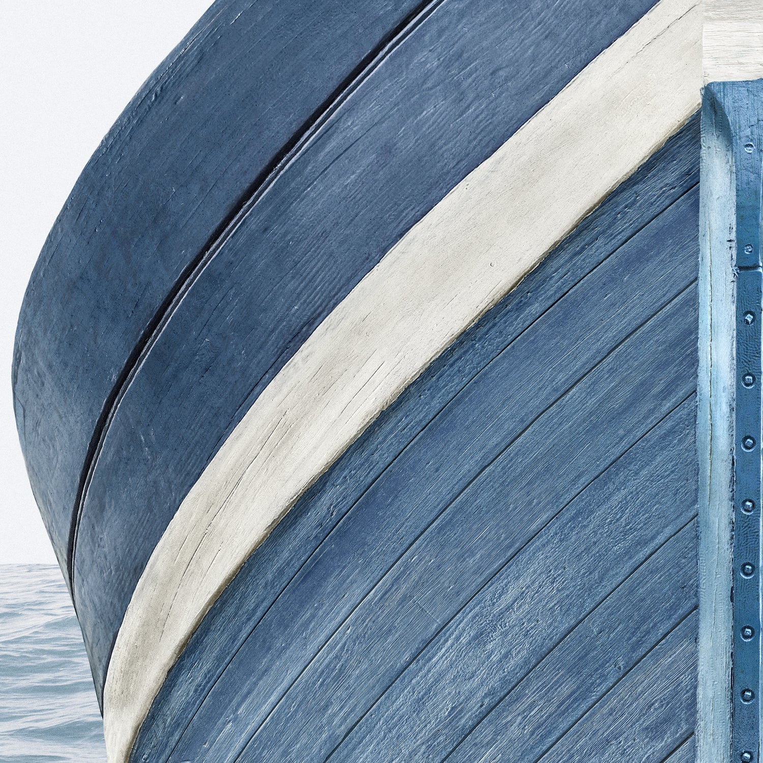 side view of Seaworn Bows III luxury Artwork